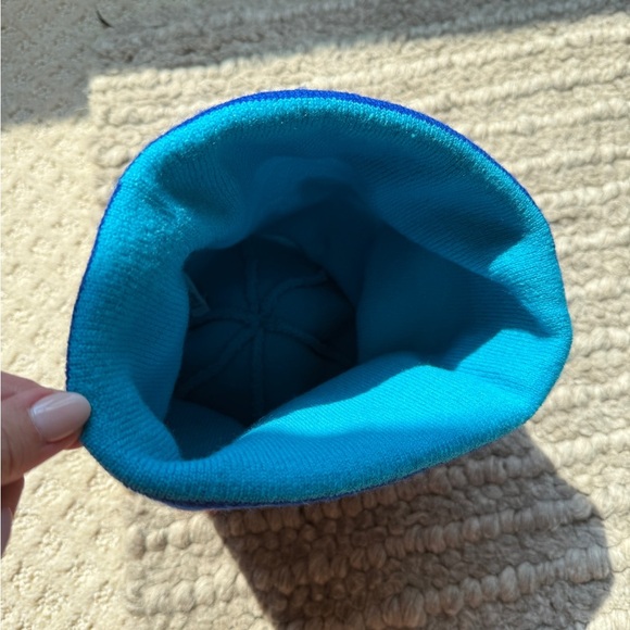 NWOT Natural Light Beer Men’s Beanie Red/White/Blue Pom One Size - Picture 6 of 8